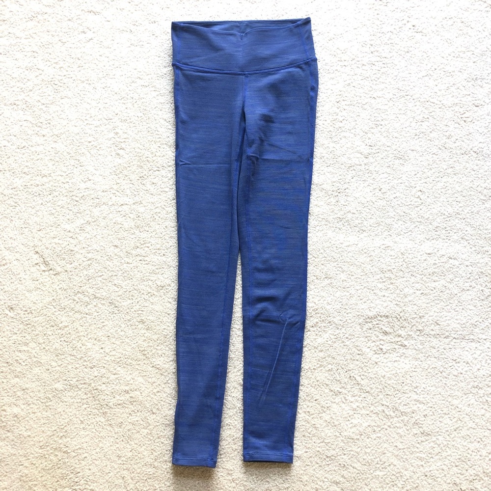 Athleta Heathered Blue Leggings